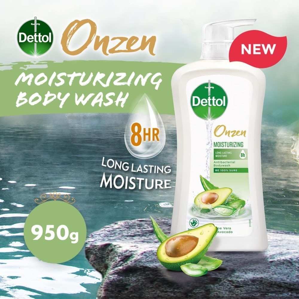 Onzen Moisturizing Body Wash Aloe Vera & Avocado 950ml