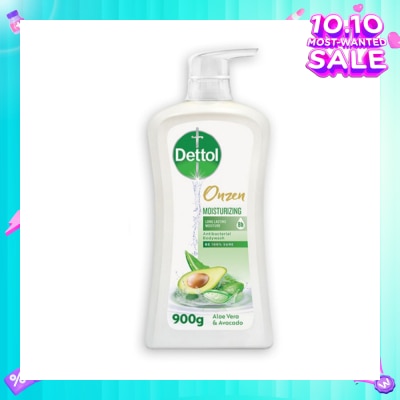 DETTOL Onzen Antibacterial Japanese Inspired Body Wash Aloe Vera & Avocado 900g
