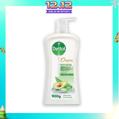 DETTOL Onzen Antibacterial Japanese Inspired Body Wash Aloe Vera & Avocado 900g