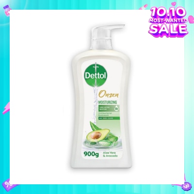DETTOL Onzen Antibacterial Japanese Inspired Body Wash Aloe Vera & Avocado 900g