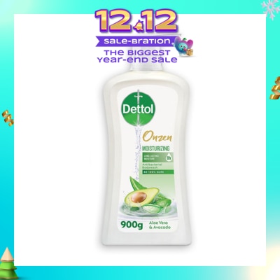 DETTOL Onzen Antibacterial Japanese Inspired Body Wash Aloe Vera & Avocado 900g