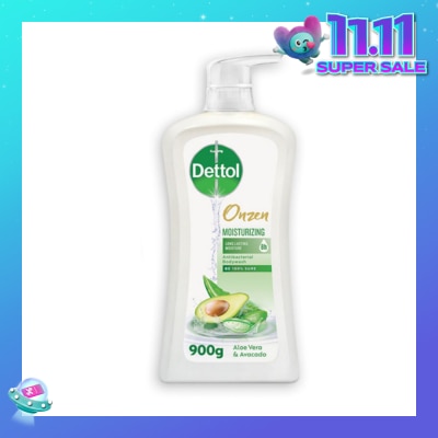 DETTOL Onzen Antibacterial Japanese Inspired Body Wash Aloe Vera & Avocado 900g