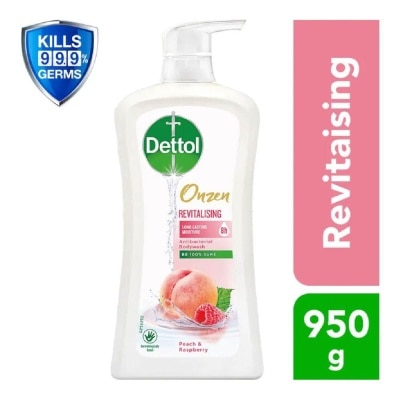 DETTOL Onzen Revitalising Body Wash Peach & Raspberry 950ml