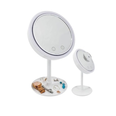 JML Biu Brite Breeze LED Mirror 6.7" Diameter 1s