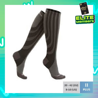JML Sankom Patent Sock Plus Size 2 Grey (Size 39-42EU 8-10US) Set