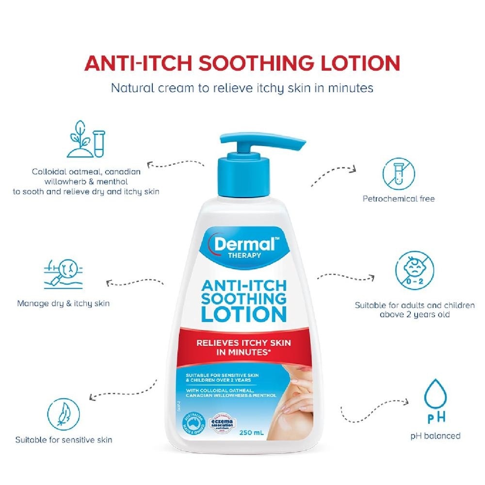 Anti-itch Soothing Lotion (For Normal To Dry + Itchy + Sensitive + Eczema-Prone Skin) 250ml