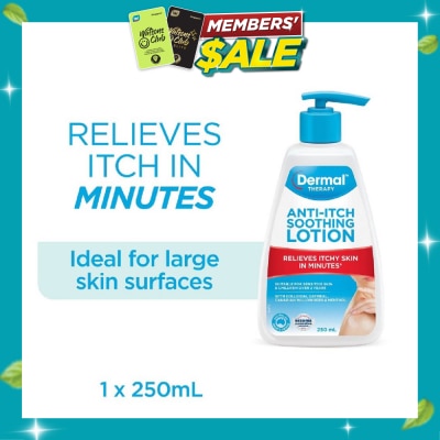 DERMAL THERAPY Anti itch Soothing Lotion (For Normal To Dry + Itchy + Sensitive + Eczema Prone Skin) 250ml image