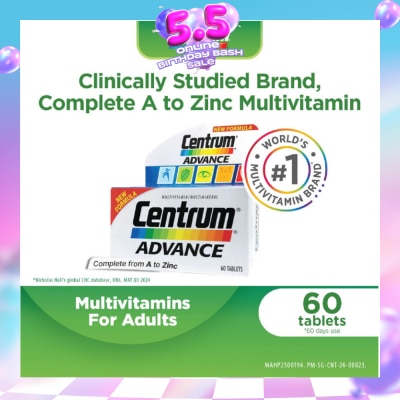 CENTRUM - Advance 60 Tablets