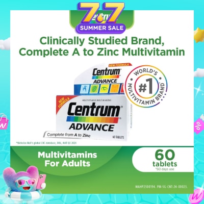 CENTRUM - Advance 60 Tablets (Expiry: Apr`2027)