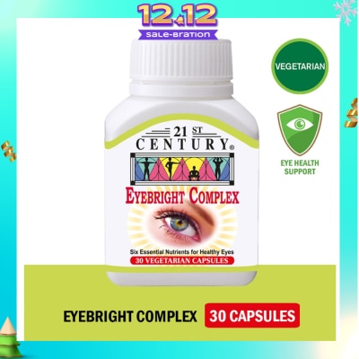 21ST CENTURY Eyebright Complex Vegetarian Capsules (Eye Health Support) 30s