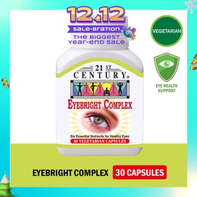 21ST CENTURY Eyebright Complex Vegetarian Capsules (Eye Health Support) 30s