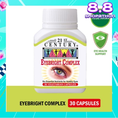 21ST CENTURY Eyebright Complex Vegetarian Capsules (Eye Health Support) 30s