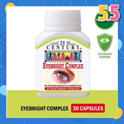 21ST CENTURY Eyebright Complex Vegetarian Capsules (Eye Health Support) 30s