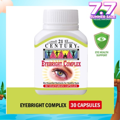 21ST CENTURY Eyebright Complex Vegetarian Capsules (Eye Health Support) 30s