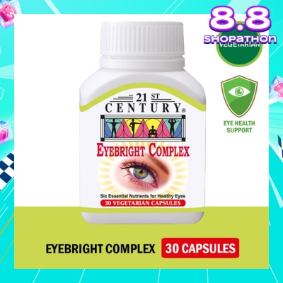 21ST CENTURY Eyebright Complex Vegetarian Capsules (Eye Health Support) 30s