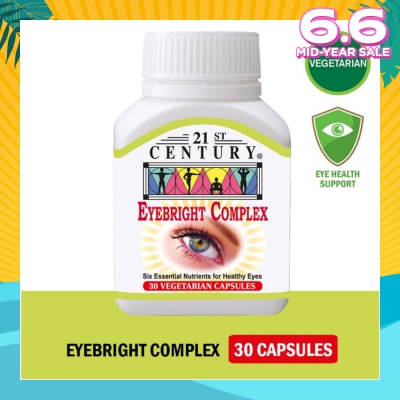 21ST CENTURY Eyebright Complex Vegetarian Capsules (Eye Health Support) 30s