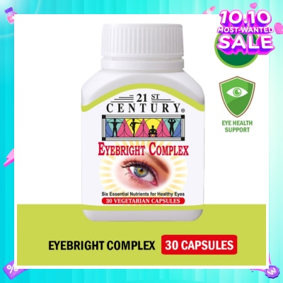 21ST CENTURY Eyebright Complex Vegetarian Capsules (Eye Health Support) 30s
