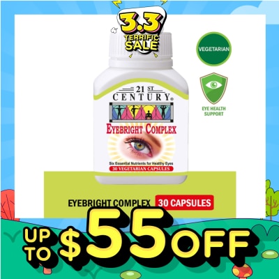 21ST CENTURY Eyebright Complex Vegetarian Capsules (Eye Health Support) 30s