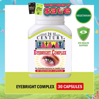 21ST CENTURY - Eyebright Complex Vegetarian Capsules (Eye Health Support) 30s