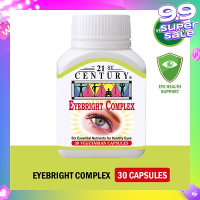 21ST CENTURY Eyebright Complex Vegetarian Capsules (Eye Health Support) 30s