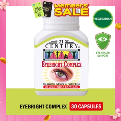 21ST CENTURY Eyebright Complex Vegetarian Capsules (Eye Health Support) 30s