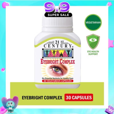 21ST CENTURY - Eyebright Complex Vegetarian Capsules (Eye Health Support) 30s image