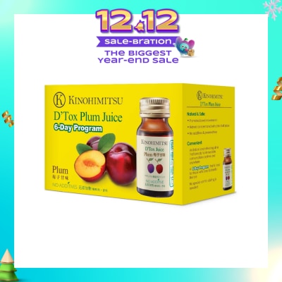 KINOHIMITSU D'tox Plum Juice (Flush Out Toxins) 30ml x 6s