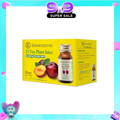 KINOHIMITSU - D'tox Plum Juice (Flush Out Toxins) 30ml x 6s image