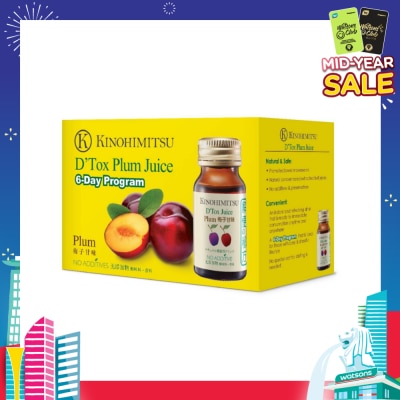 KINOHIMITSU D'tox Plum Juice (Flush Out Toxins) 30ml x 6s