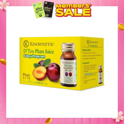 KINOHIMITSU D'tox Plum Juice (Flush Out Toxins) 30ml x 6s
