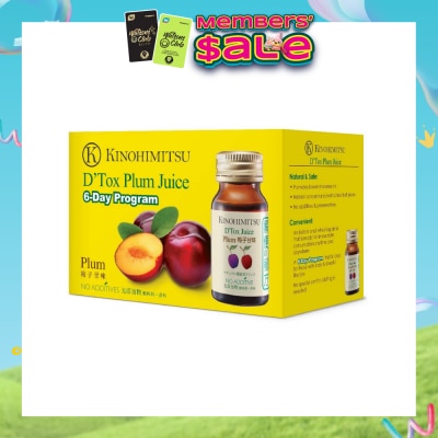 KINOHIMITSU - D'tox Plum Juice (Flush Out Toxins) 30ml x 6s
