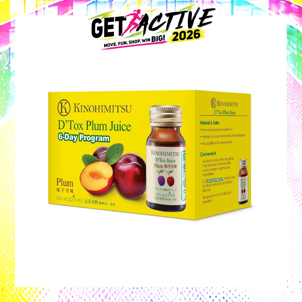 D'tox Plum Juice (Flush Out Toxins) 30ml x 6s image