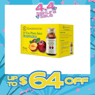 KINOHIMITSU - D'tox Plum Juice (Flush Out Toxins) 30ml x 6s