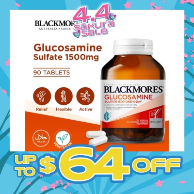 BLACKMORES - Glucosamine Sulfate 1500mg Tablets 90s