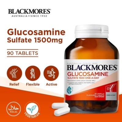 BLACKMORES Blackmores Glucosamine Sulfate 1500mg Tablets 90s