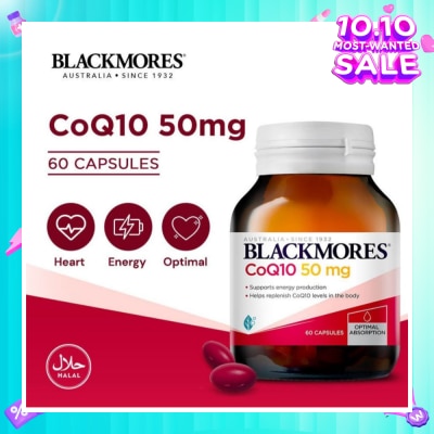 BLACKMORES CoQ10 50mg Capsules 60s