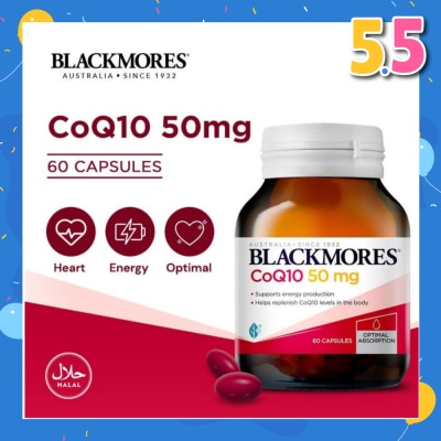 BLACKMORES Blackmores CoQ10 50mg Capsules 60s