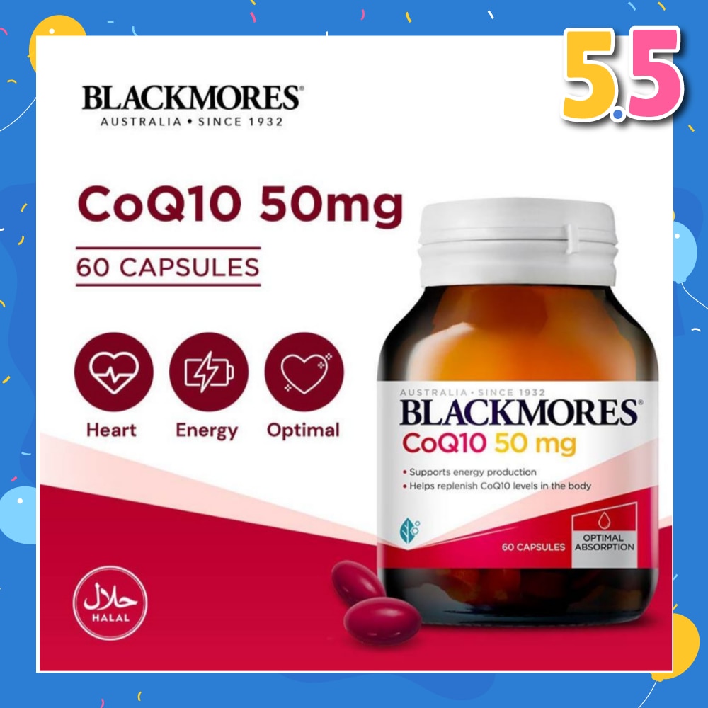 Blackmores CoQ10 50mg Capsules 60s