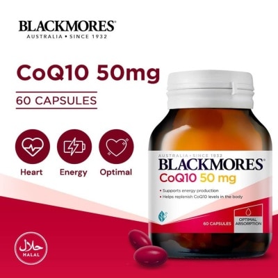 BLACKMORES Blackmores CoQ10 50mg Capsules 60s