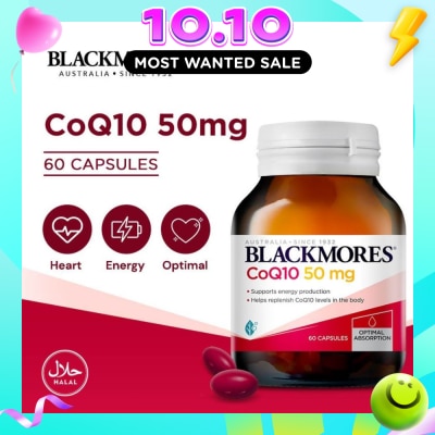 BLACKMORES CoQ10 50mg Capsules 60s image