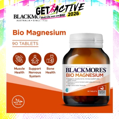 BLACKMORES - Bio Magnesium Tablets 90s (Expiry: Aug`2027) image
