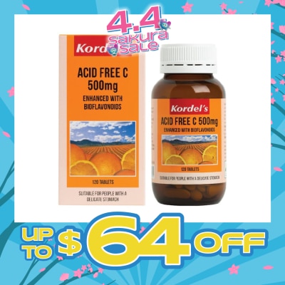 KORDEL'S - Acid Free C 500 mg 120s