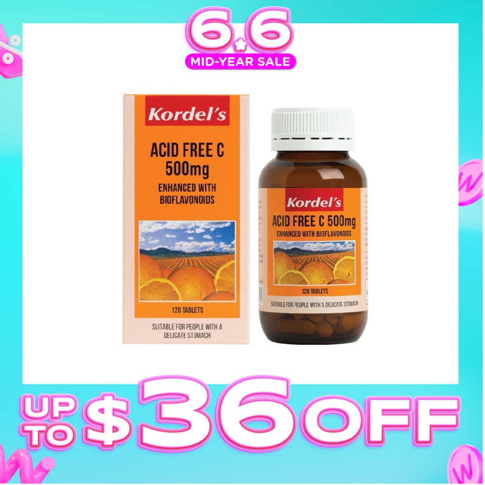 Acid Free C 500 mg 120s
