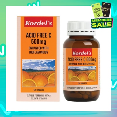KORDEL'S Acid Free C 500 mg 120s