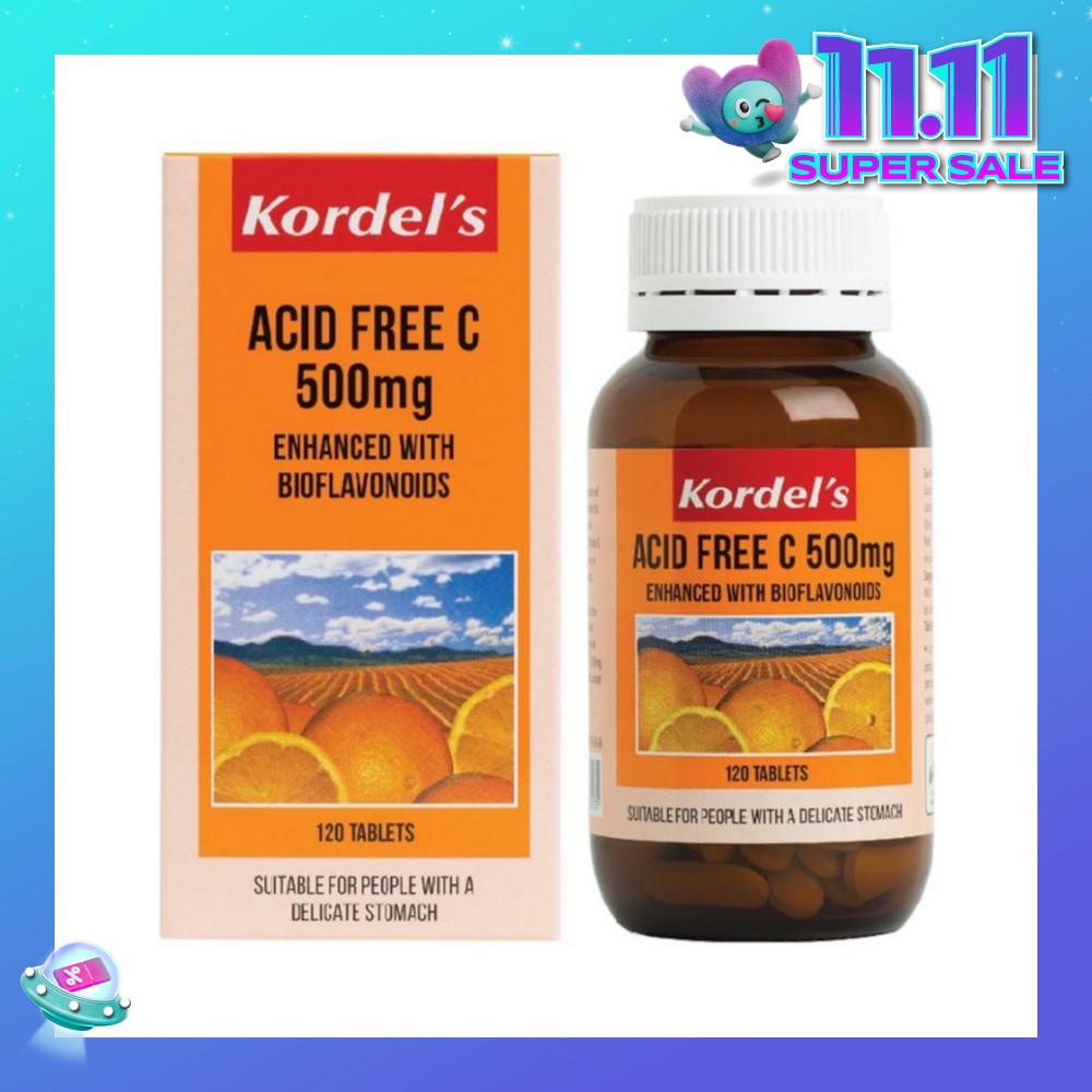 Acid Free C 500 mg 120s