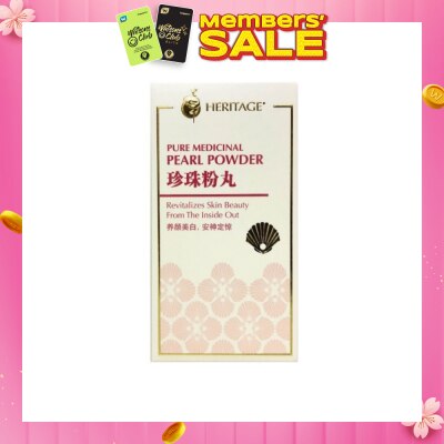 HERITAGE Pearl Powder Capsules 60s