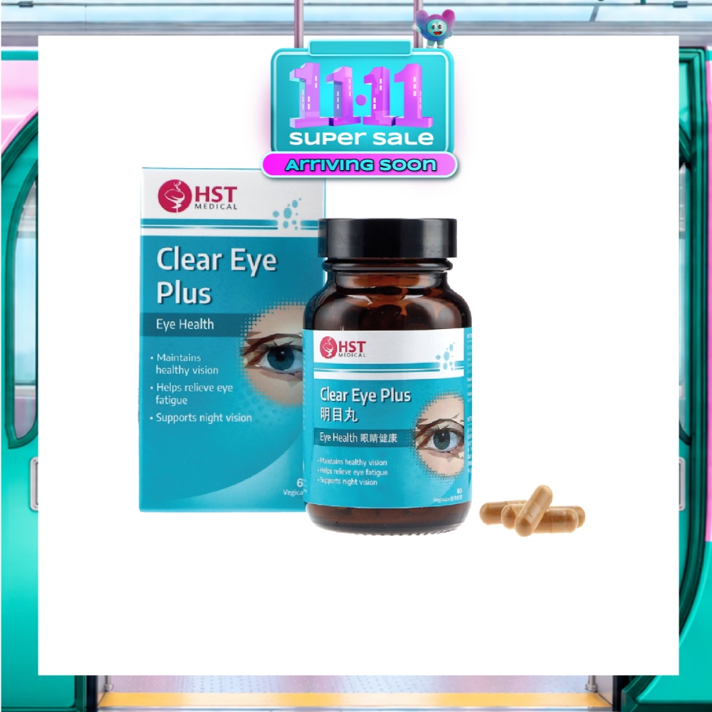 Clear Eyes Plus for Eye Health Vegicap 60s image