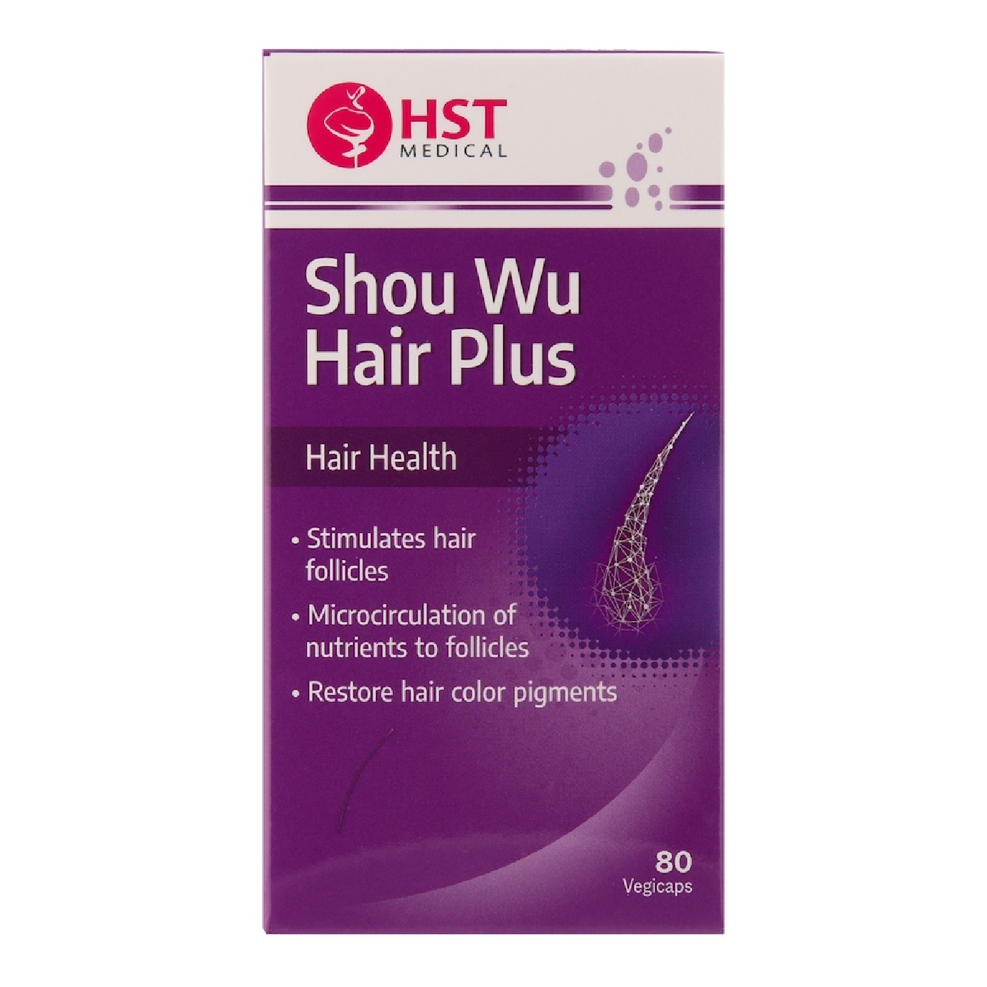Shou Wu Hair Plus Vegicaps 80s