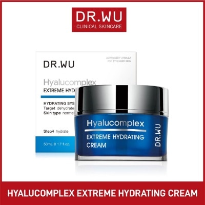 DR. WU Hyalucomplex Extreme Hydrating Cream (Long Lasting Hydration, Solve Dryness, Roughness And Dry Lines, Deeply Nourish Skin And Enhance Skin Barrier) 50ml