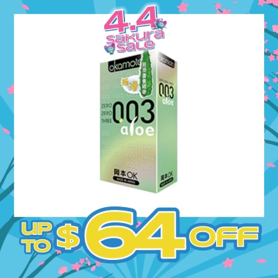 OKAMOTO® - 0.03 Aloe Latex Condoms 10S